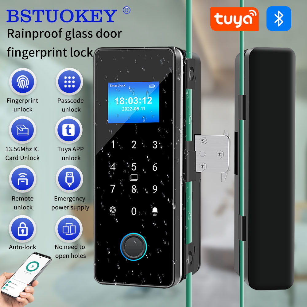 Furniture Sliding Door Hardware - Waterproof Tuya APP Control Sliding Glass