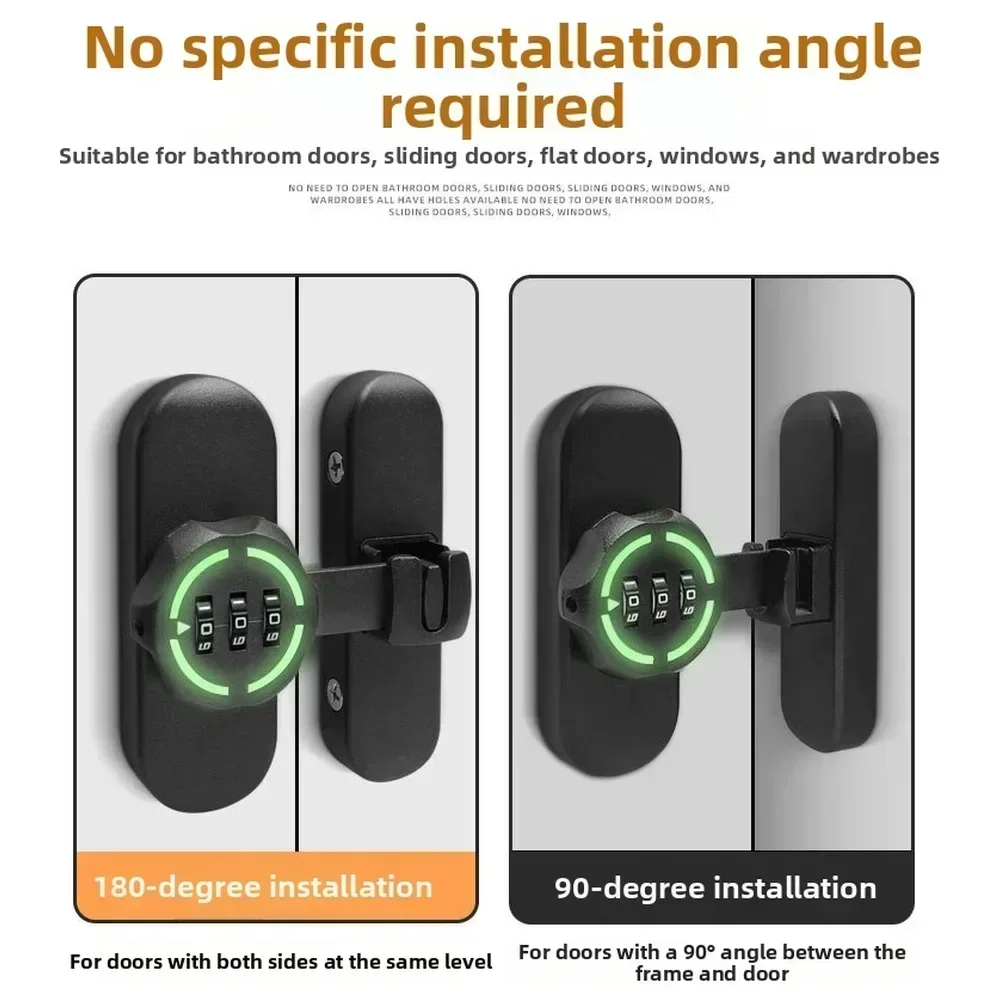 Password Door Latch 90/180 Deg - огляд і ціна Furniture Sliding Door Hardware