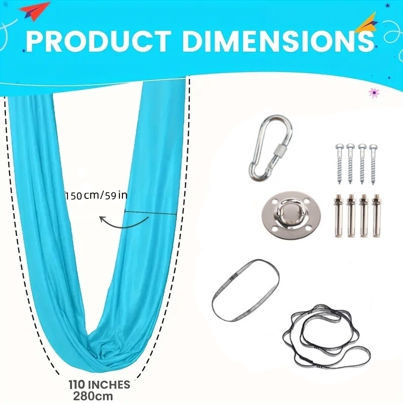 1.5*2.8m Elastic Swing Hammock - огляд і ціна Furniture Joinery Hardware
