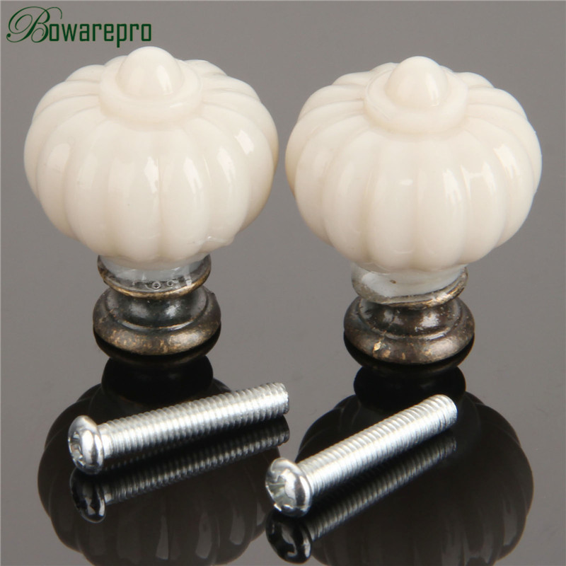 1Pc Acrylic Ivory White Pumpki - огляд і ціна Furniture Hardware Knobs