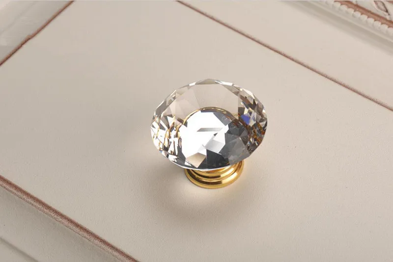 Crystal Gold Cupboard Knobs Ha - огляд і ціна Furniture Hardware Knobs