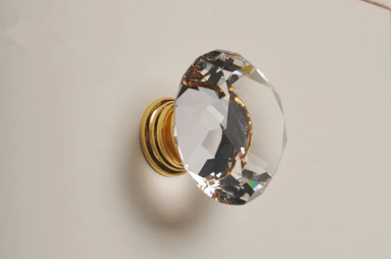 Crystal Gold Cupboard Knobs Ha - огляд і ціна Furniture Hardware Knobs