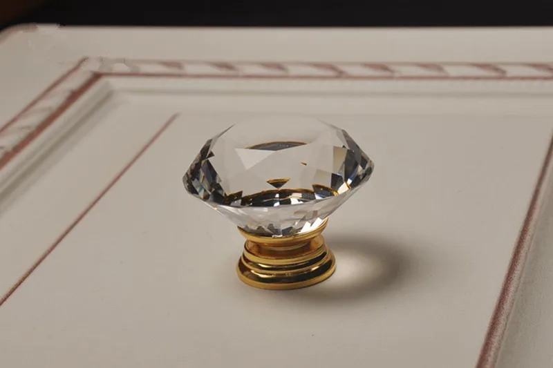 Crystal Gold Cupboard Knobs Ha - огляд і ціна Furniture Hardware Knobs