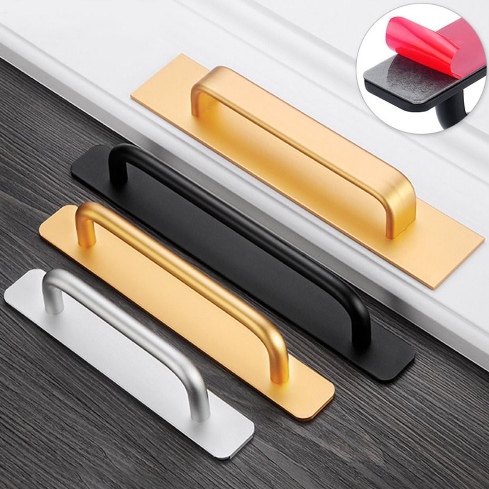 Punch-free Door Handle Aluminu - огляд і ціна Furniture Hardware Knobs