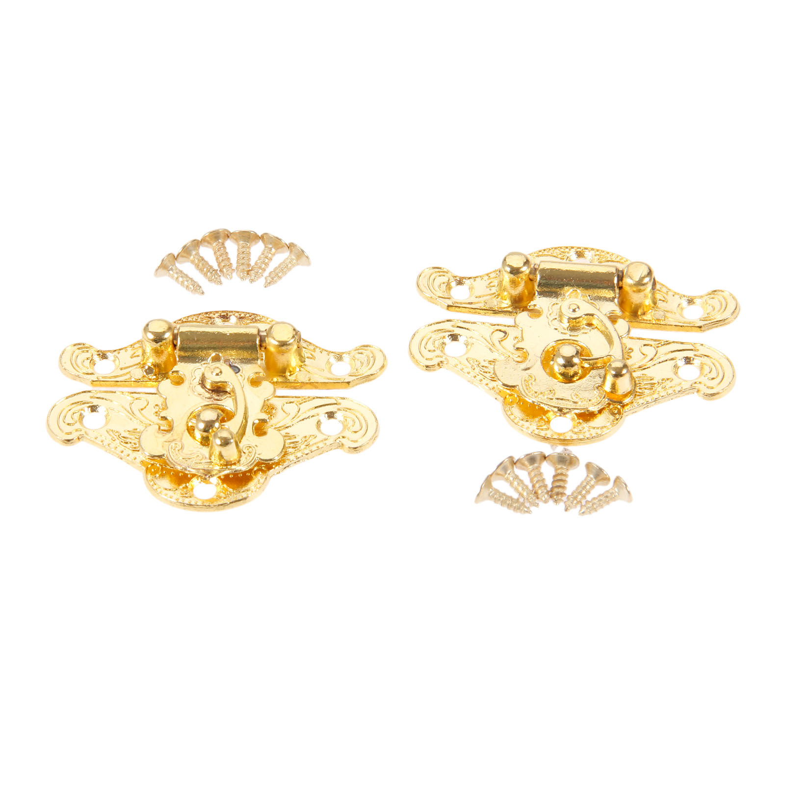 DRELD 2Pcs Antique Gold Box La - огляд і ціна Furniture Interlocking Hardware