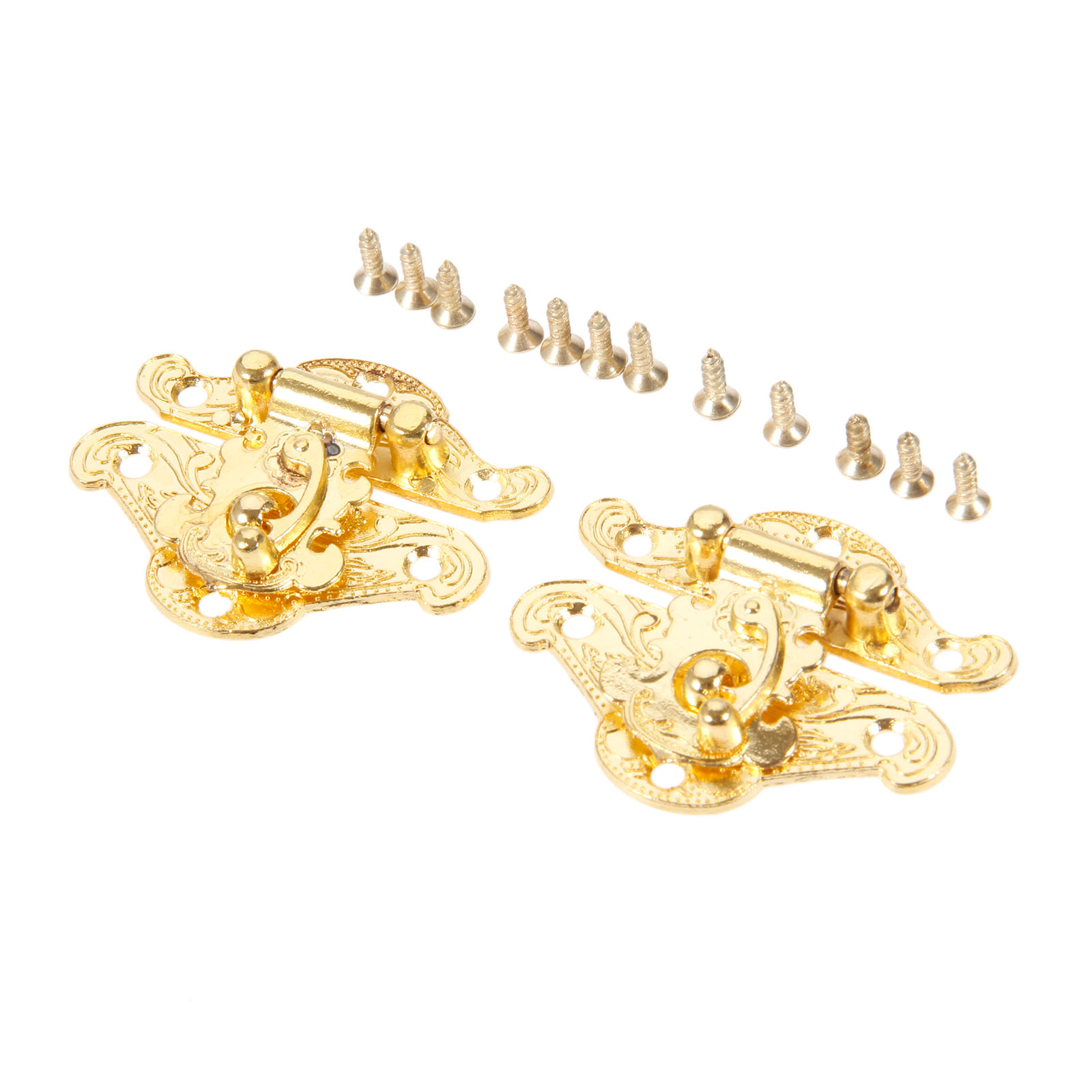 DRELD 2Pcs Antique Gold Box La - огляд і ціна Furniture Interlocking Hardware