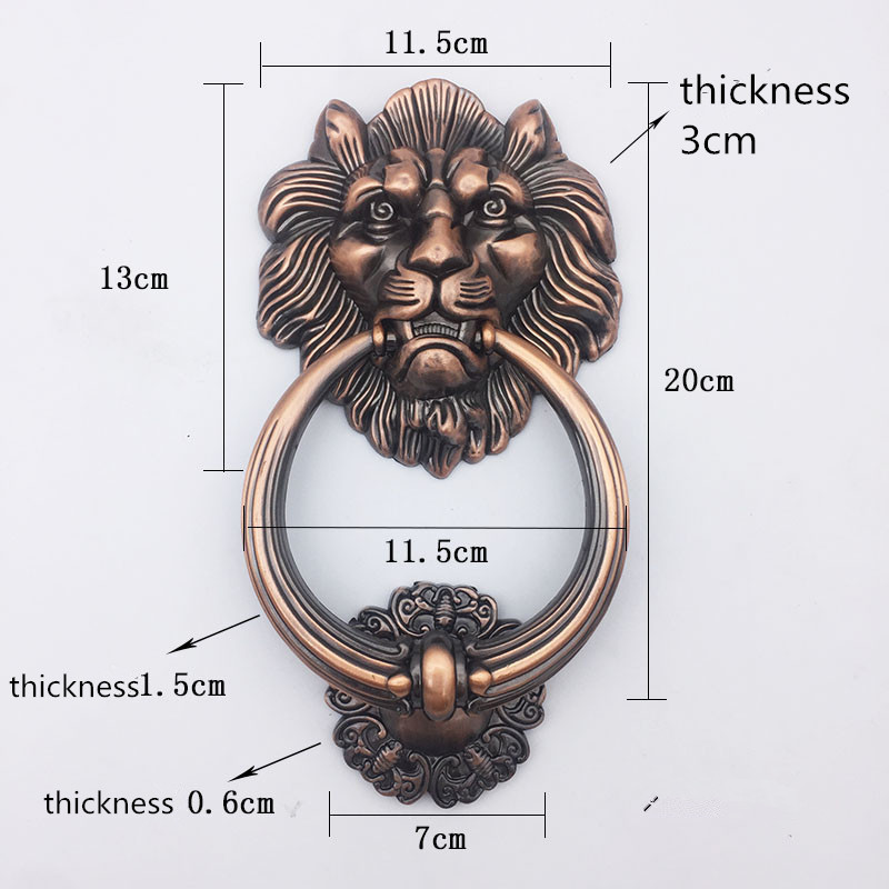 Antique Bronze Lion Head Handl - огляд і ціна Furniture Hardware Knobs