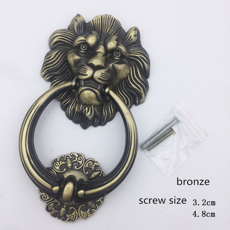 Antique Bronze Lion Head Handl - огляд і ціна Furniture Hardware Knobs