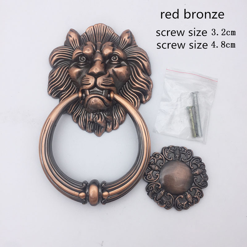Antique Bronze Lion Head Handl - огляд і ціна Furniture Hardware Knobs