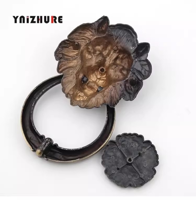 Antique Bronze Lion Head Handl - огляд і ціна Furniture Hardware Knobs
