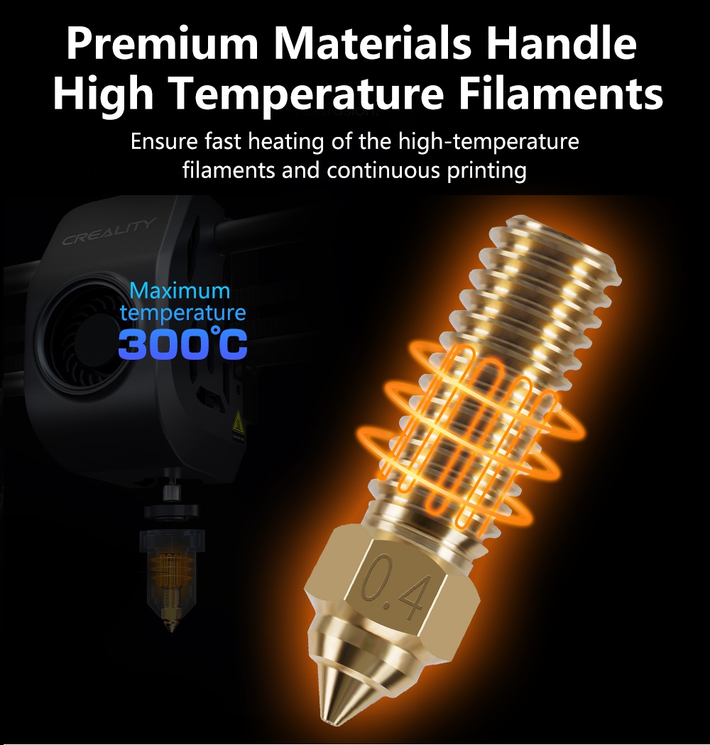 Nozzle For Creality K1 Max End - огляд і ціна Creality Printer K1
