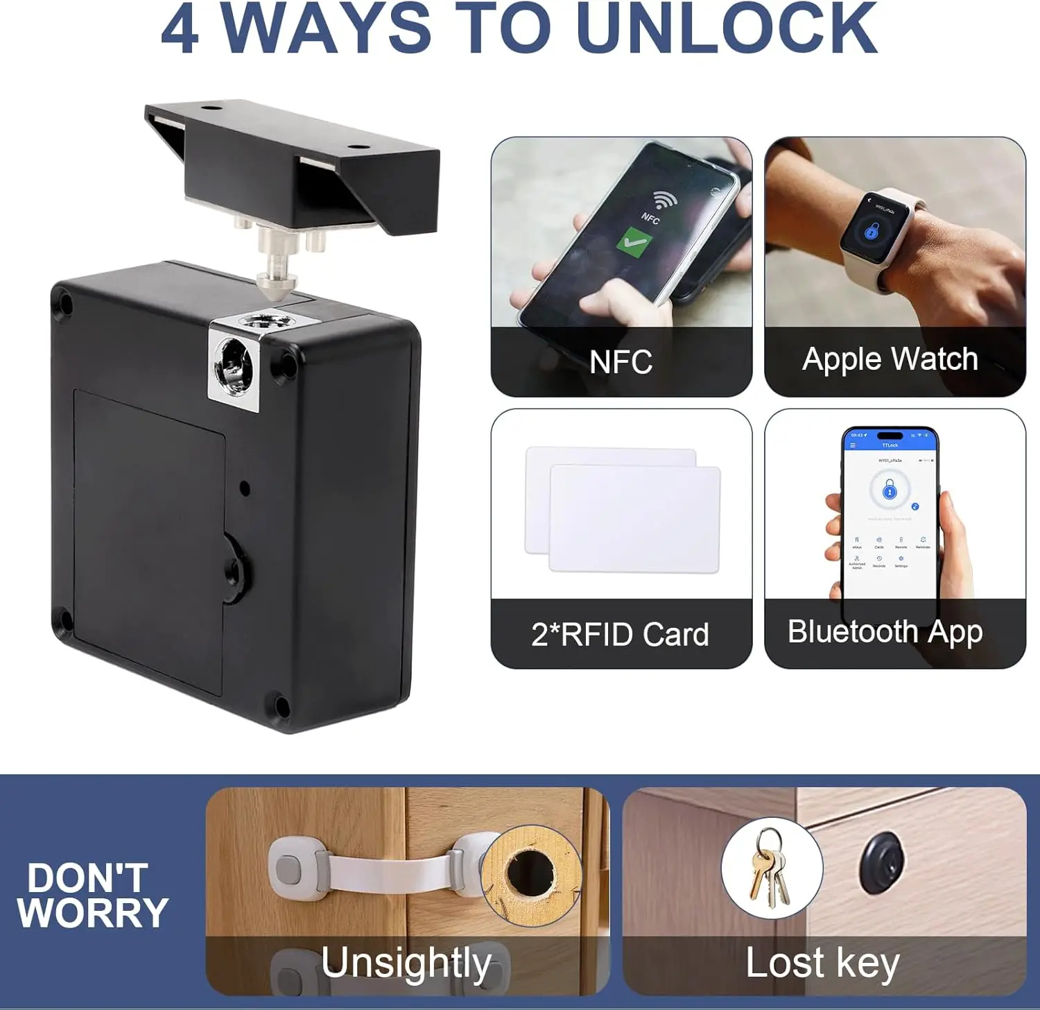 Mobile phone NFC smart locker  - огляд і ціна Furniture Interlocking Hardware
