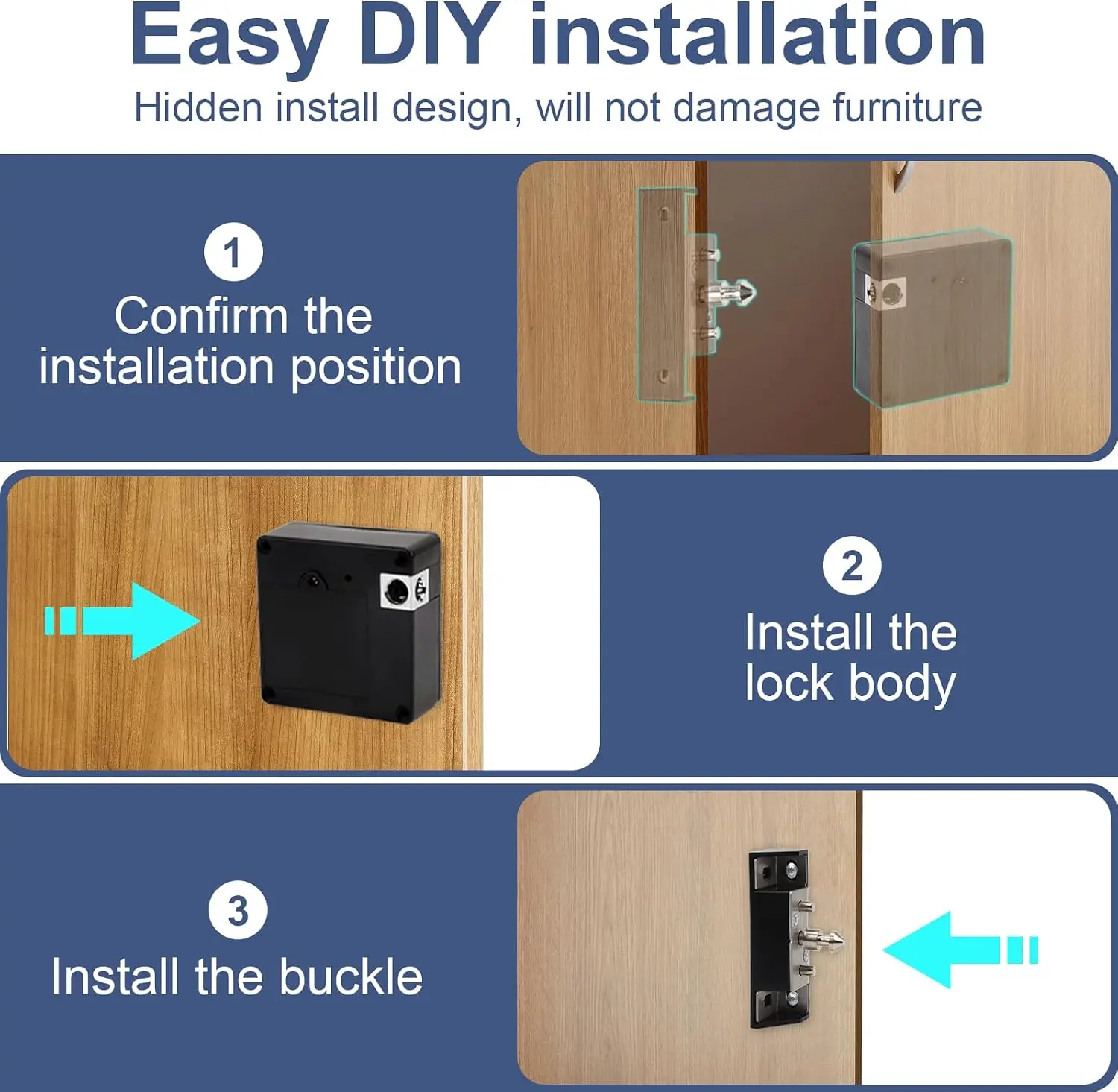 Mobile phone NFC smart locker  - огляд і ціна Furniture Interlocking Hardware