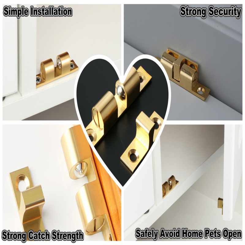 3/6pcs Cabinet Closet Door Bal - огляд і ціна Furniture Interlocking Hardware