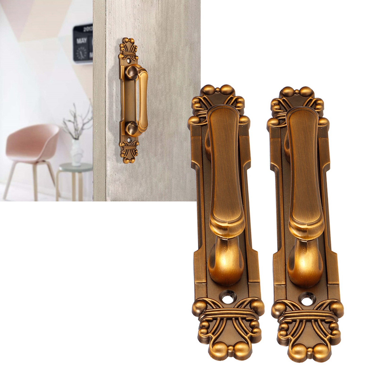 2Pcs/Set European Style Antiqu - огляд і ціна Furniture Hardware Knobs