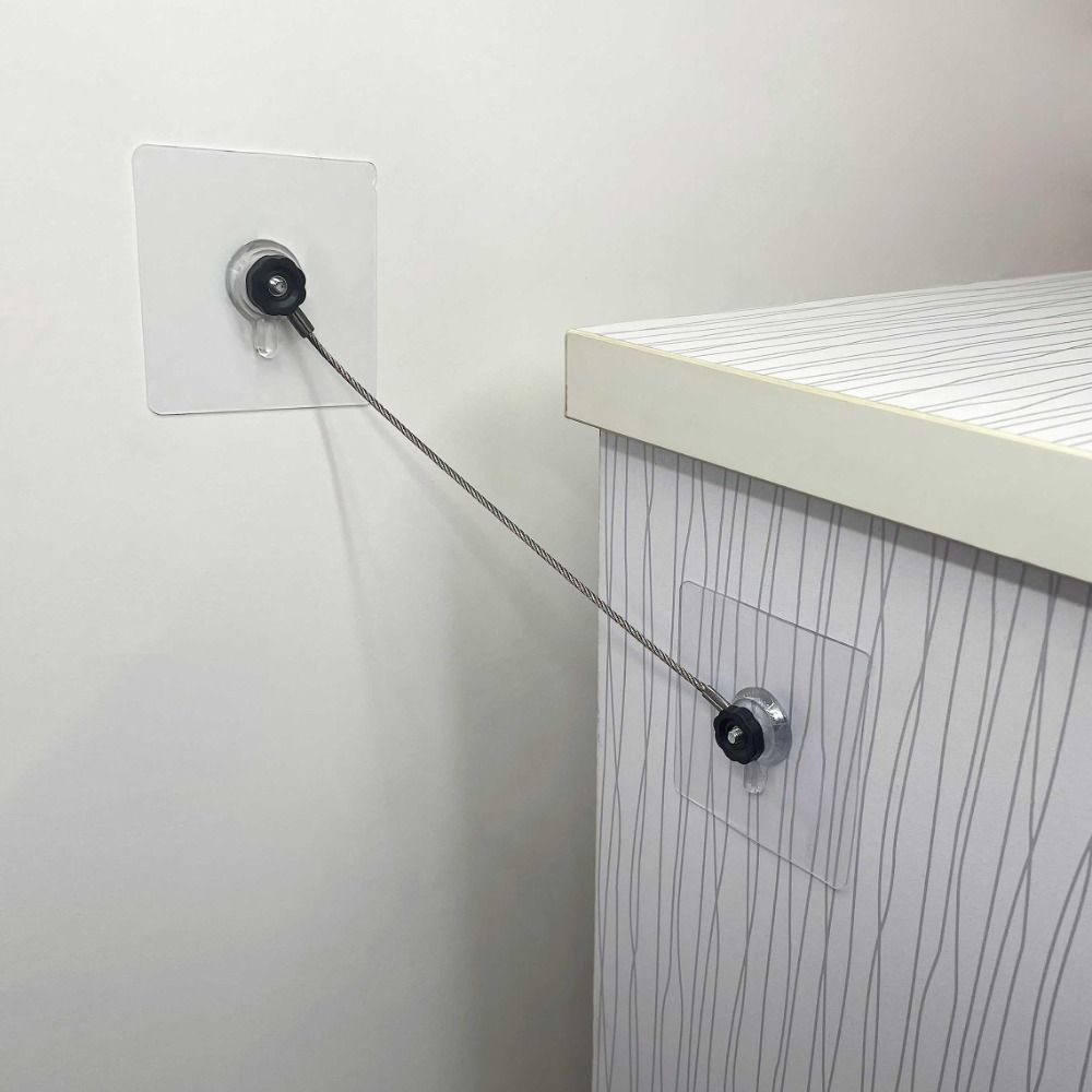 6PACK Anti Tip Furniture Strap - огляд і ціна Furniture Interlocking Hardware