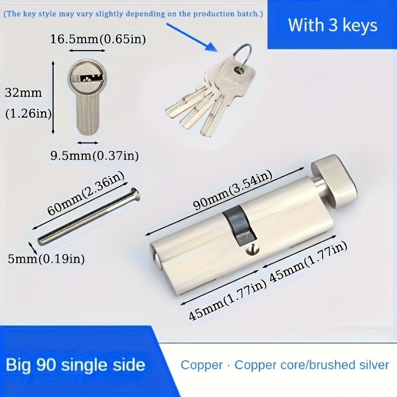 1Pc European Standard 60/70/80 - огляд і ціна Furniture Sliding Door Hardware