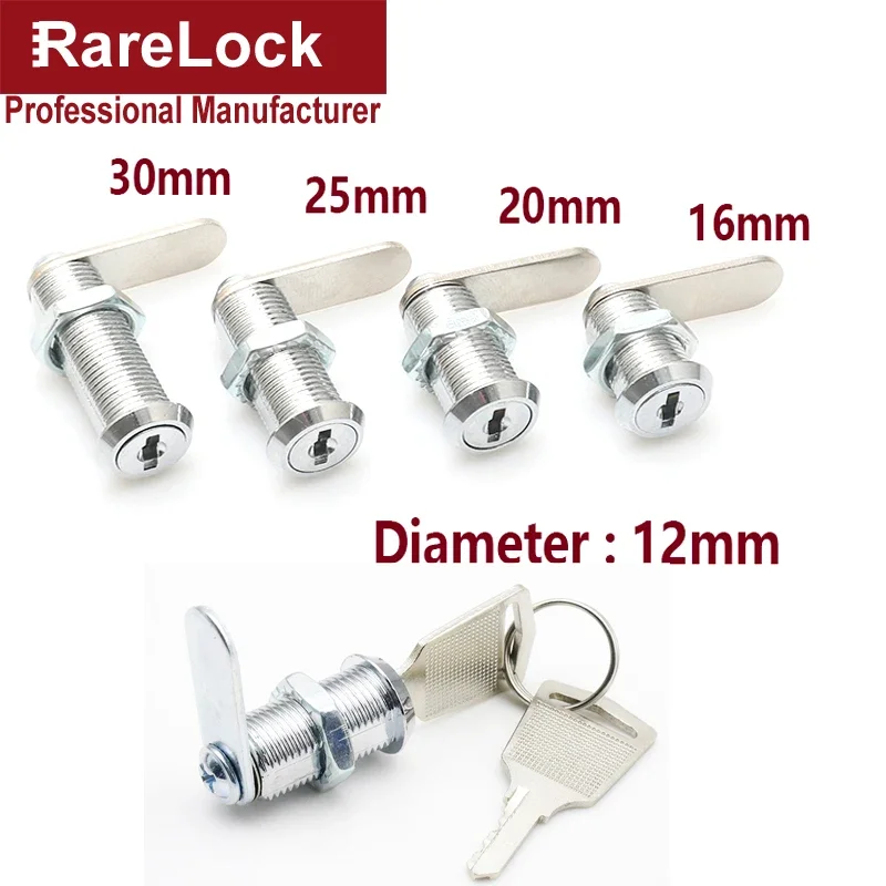 Mini Cam Lock with 2 Keys Diam - огляд і ціна Furniture Hardware Cam Lock