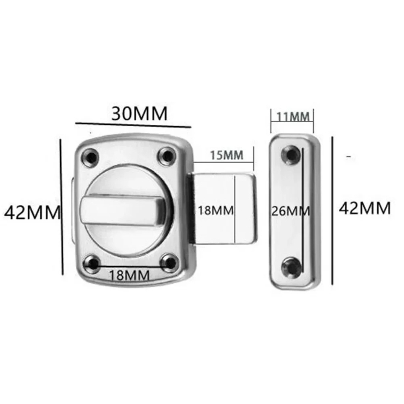 Anti-theft Cast Metal Door Lat - огляд і ціна Furniture Sliding Door Hardware