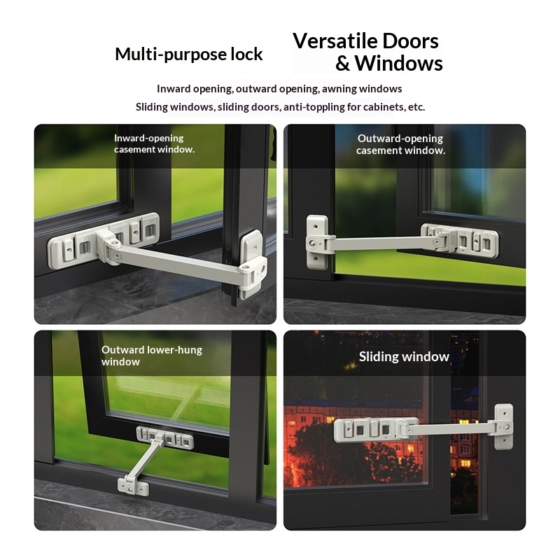 Adjustable Home Baby Safety Lo - огляд і ціна Furniture Sliding Door Hardware