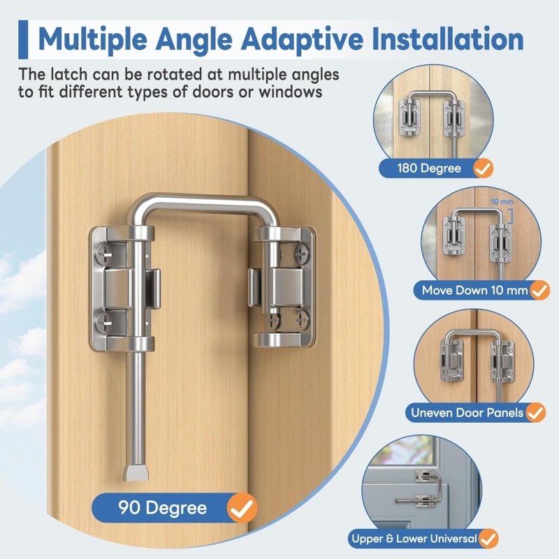 U Shape Patio Sliding Door Loo - огляд і ціна Furniture Sliding Door Hardware