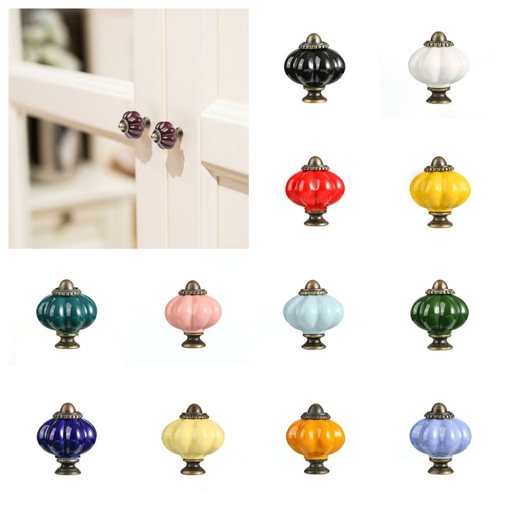 Simple Single Hole Ceramic Pum - огляд і ціна Furniture Hardware Knobs