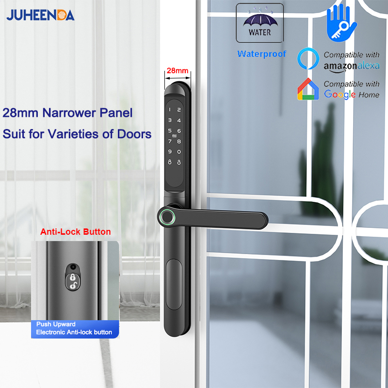 TTLock App Smart Aluminum Door - огляд і ціна Furniture Sliding Door Hardware