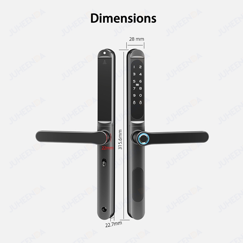TTLock App Smart Aluminum Door - огляд і ціна Furniture Sliding Door Hardware